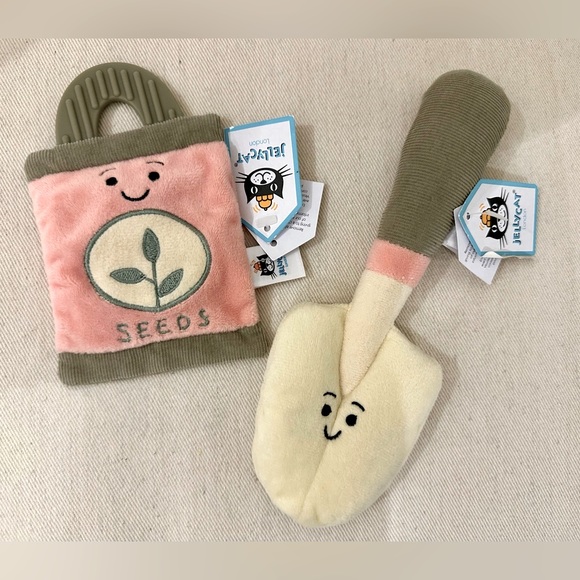 Jellycat Other - Jellycat NWT Whimsy Garden Seed Packet & Whimsy Garden Hand Trowel (Retired)